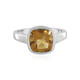 Champagner-Quarz-Silberring (MONOSONO COLLECTION)