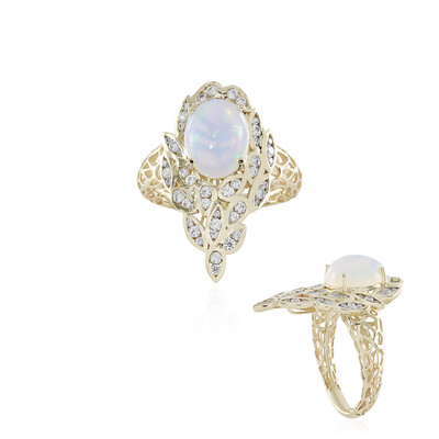 Welo-Opal-Goldring (Ornaments by de Melo)