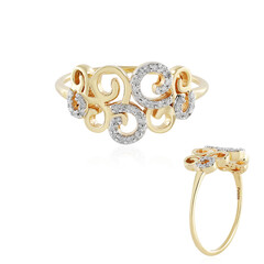 I2 (I) Diamant-Silberring