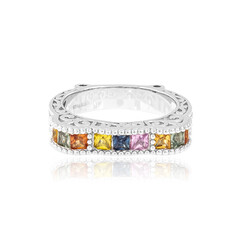 Saphir-Silberring (Dallas Prince Designs)