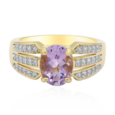 Bolivianischer Amethyst-Silberring