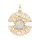 AAA-Welo-Opal-Goldanhänger (Ornaments by de Melo)
