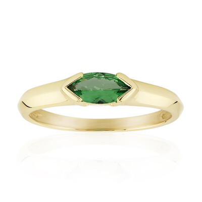 AAA-Kenianischer Tsavorit-Goldring