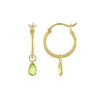 Peridot-Silberohrringe