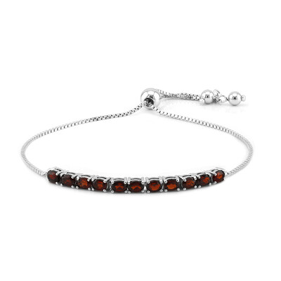 Granat-Silberarmband