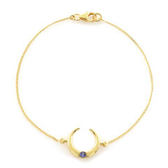 Tansanit-Silberarmband