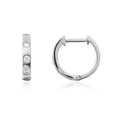Lupenreiner (F) Brillant-Platinohrringe (LUCENT DIAMONDS)