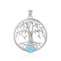 Larimar-Silberanhänger