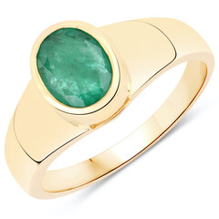 Sambia-Smaragd-Goldring