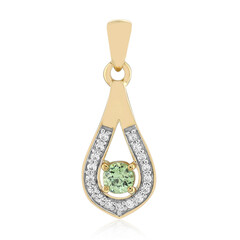 Madagaskar-Demantoid-Goldanhänger (John Ferry)