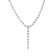 Zirkon-Silbercollier (de Melo)