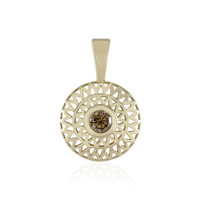 I2 Champagner-Brillant-Goldanhänger (Ornaments by de Melo)
