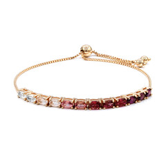 Edelstein-Silberarmband