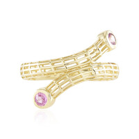 Pinkfarbener Saphir-Goldring (Ornaments by de Melo)