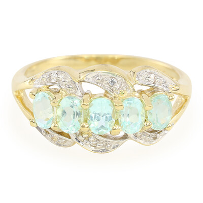 Brasilianischer Paraiba-Turmalin-Goldring