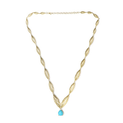Sleeping Beauty-Türkis-Goldcollier (Ornaments by de Melo)