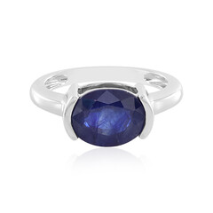 Blauer Madagaskar-Saphir-Silberring