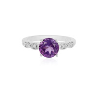 Sibirischer Amethyst-Silberring