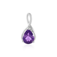 Sibirischer Amethyst-Silberanhänger