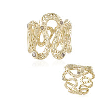 I2 Champagner-Brillant-Goldring (Ornaments by de Melo)