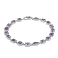 Amethyst-Silberarmband