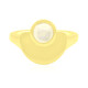 Weißer Opal-Silberring