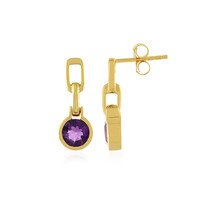 Amethyst-Silberohrringe