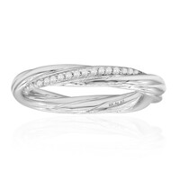I3 (I) Diamant-Silberring