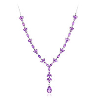 Amethyst-Silbercollier