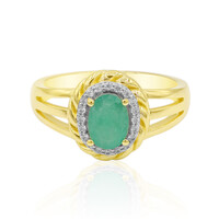 Tansania-Smaragd-Goldring