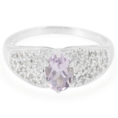 Lavendel-Amethyst-Silberring