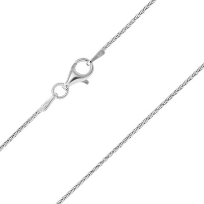 925er Silber-Zopfkette - 45 cm - 3,3 g