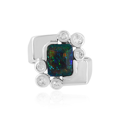 Mezezo-Opal-Silberring (de Melo)