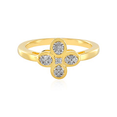 I2 (I) Diamant-Silberring