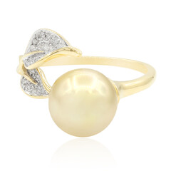 Goldene Südseeperlen-Goldring (TPC)