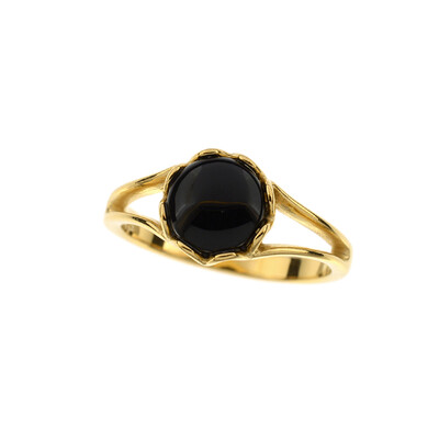 Onyx-Silberring (dagen)