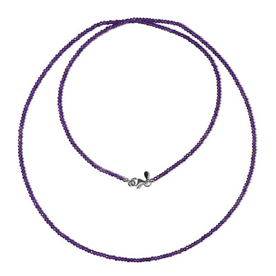 Amethyst-Silberhalskette