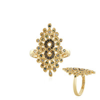 Diamant-Silberring