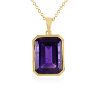 Sambia-Amethyst-Silberhalskette