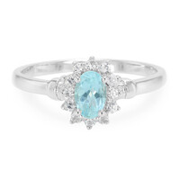 Blauer Apatit-Silberring