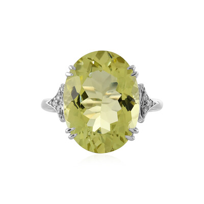 Limonen-Quarz-Silberring