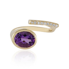 Sibirischer Amethyst-Goldring (de Melo)