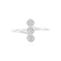 I2 (I) Diamant-Silberring