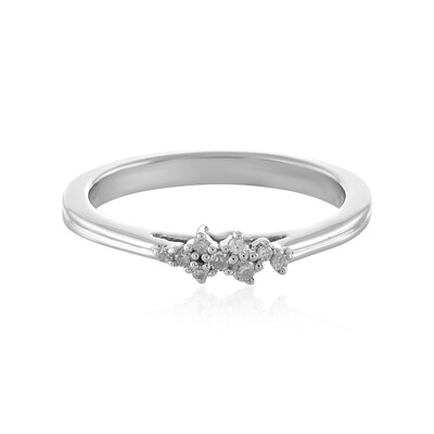 I1 (I) Diamant-Silberring
