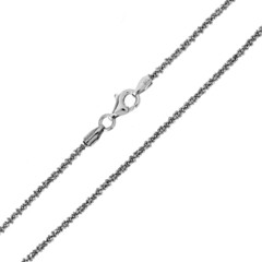 925er Silber-Criss-Cross-Kette - 50 cm - 7,5 g