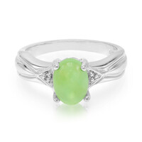 Chrysopras-Silberring