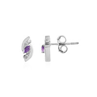 Amethyst-Silberohrringe