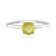 Gelber Saphir-Platinring
