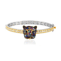 Edelstein-Silberarmreif (Gems en Vogue)