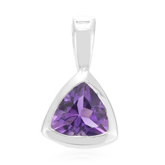 Sambia-Amethyst-Silberanhänger